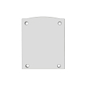 Eindkap EC116 (LAMP30 V1+V2) set van 2, wit