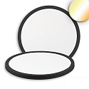 ceiling luminaire SLIM400 PRO up / down, CCT Switch, switchable IP44, black 