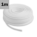 kabel PVC COATED - 2X0,75MM� H05VV-F -BY THE METER, zwart