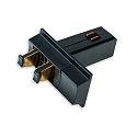 X-connector TRACK48 SURFACE CONNTECTOR TO MULTI X BASE surface-mounted version, black