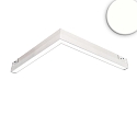 Railspots CORNER 90� HORIZONTAL - TRACK48 (DALI) stijf, DALI aanstuurbaar, horizontaal, prismatisch IP20, wit dimbaar