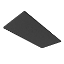 ACUOSTIC ABSORBER H25 / 50 X 119.2CM, black