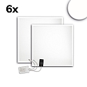 LED panel ECO BACKLIGHT LINE 625 set of 6, dimmable 36W 4350lm 4000K CRI 80-89