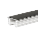 toebehoren Profiel omslag FLEX-COVER16 TWIST+BEND, opaal, zwart 500cm