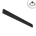 Hangarmatuur RASTER IP42, zwart dimbaar