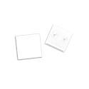 Eindkap TRACK48 FLAT H25 2 stuks, met omslag, wit