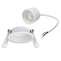 ISOLED Inbouwspot BACK68 draaibaar IP20, wit dimbaar