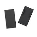Eindkap TRACK48 H50 2 stuks, met omslag, zwart