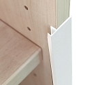 ISOLED shelf edge profile FURNIT 10 SHELF, white