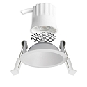 ISOLED Inbouwspot BACK45 rond, set terug IP20, wit dimbaar