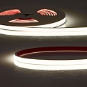 Volledig gesiliconiseerde ledstrip  FC930 FLEXTUBE 240LED/M - 120CM / 2XMINIAMP met stekker opaal, transparant, wit
