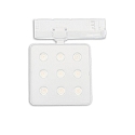 ISOLED 3-fase spot MATRIX draaibaar, roteerbaar IP20, wit 