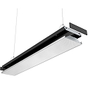 ISOLED Plafondarmatuur POWER SWITCH 120x20 IP40, zwart dimbaar