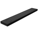 ISOLED Plafondarmatuur POWER SWITCH 120x20 IP40, zwart dimbaar