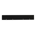 end cap EC 128 CURTAIN 10 DOUBLE 2 pcs., black
