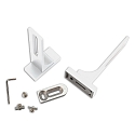 wall holder 2 pcs., long, white
