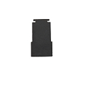 ISOLED Eindkap TRACK48 FLAT H25 2 stuks, met omslag, zwart