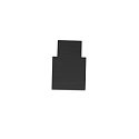 ISOLED Eindkap TRACK48 FLAT H25 2 stuks, met omslag, zwart