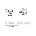 ISOLED Volledig gesiliconiseerde LED StripE FW1903S SPI FLEXTUBE 6LED/IC wit