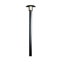 Staande lamp HEIMDAL E27 IP44, opaal, zwart