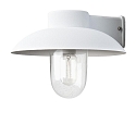 Konstsmide Wandarmatuur voor buitenshuis MANI E27 IP44, transparant, wit