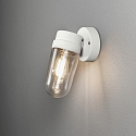 Konstsmide Wandarmatuur voor buitenshuis VEGA zonder lampenkap E27 IP54, wit dimbaar