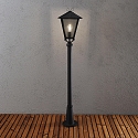 Padverlichting BENU E27 IP23, rookkleuren, zwart