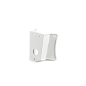 Outdoor corner mount for Konstsmide CLASSIC wall luminairs, 14.5 x 14 x 8cm, white aluminium
