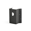 Outdoor corner mount Universal, HxBxT 19 x 16 x 9cm, black aluminium