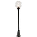 Padverlichting ORION E27 IP44, zwart, transparant