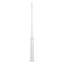 Pole for Konstsmide DRACO lamp heads, height 200cm, white aluminium