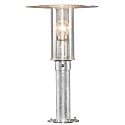 Armatuur met grondpen MODE slagvast E27 IP54, staal, transparant