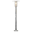 Padverlichting MODE slagvast E27 IP54, staal, transparant