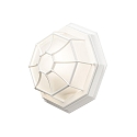 Konstsmide Wall or ceiling luminaire, IP23, E27 max. 60W, white aluminium / frosted acrylic glass