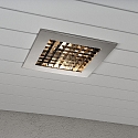 Recessed ceiling luminaire, IP23, E27 max.75W, stainless steel 304 / aluminium