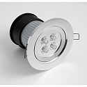 Konstsmide Inbouwarmatuur voor buiten IP44, aluminium, transparant 