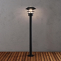 Padverlichting MODENA E27 IP23, zwart, transparant