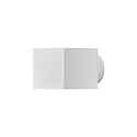 Konstsmide Outdoor wall luminaire MODENA Square, Up/Down, G9 max. 25W, white aluminium / clear glass