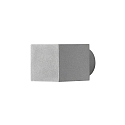 Konstsmide Outdoor wall luminaire MODENA Square, Up/Down, G9 max. 25W, grey, aluminium / clear glass