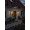 Konstsmide Wandarmatuur voor buitenshuis CARPI E27 IP44, messing dimbaar