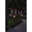 Konstsmide Padverlichting CARPI E27 IP44, messing, zwart dimbaar