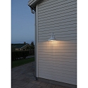 outdoor wall luminaire TRAPANI down, large, round E27 IP44, black dimmable