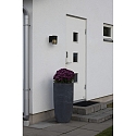 outdoor wall luminaire PISTOIA E27 IP54, black dimmable