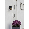 outdoor wall luminaire PISTOIA E27 IP54, black dimmable