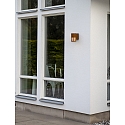 Konstsmide outdoor wall luminaire PISTOIA E27 IP54, rust dimmable