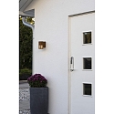 Konstsmide outdoor wall luminaire PISTOIA E27 IP54, rust dimmable