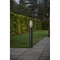 Konstsmide path light PISTOIA E27 IP54, black dimmable
