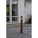 Konstsmide path light PISTOIA E27 IP54, rust dimmable