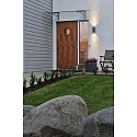 Konstsmide Outdoor wall luminaire SIRACUSA, IP44, Up/Down, 2x GU10 max. 35W, grey, aluminium / clear glass