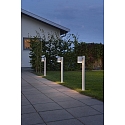Konstsmide Path luminaire MODENA with pole, GU10 max. 35W, white aluminium / clear acrylic glass